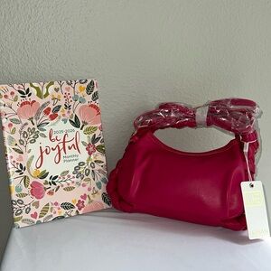 Braided Handle Hobo Bag & Free Planner.